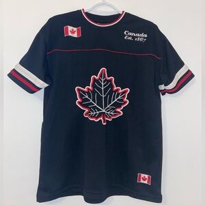 Canadian Maple Leaf hockey jersey